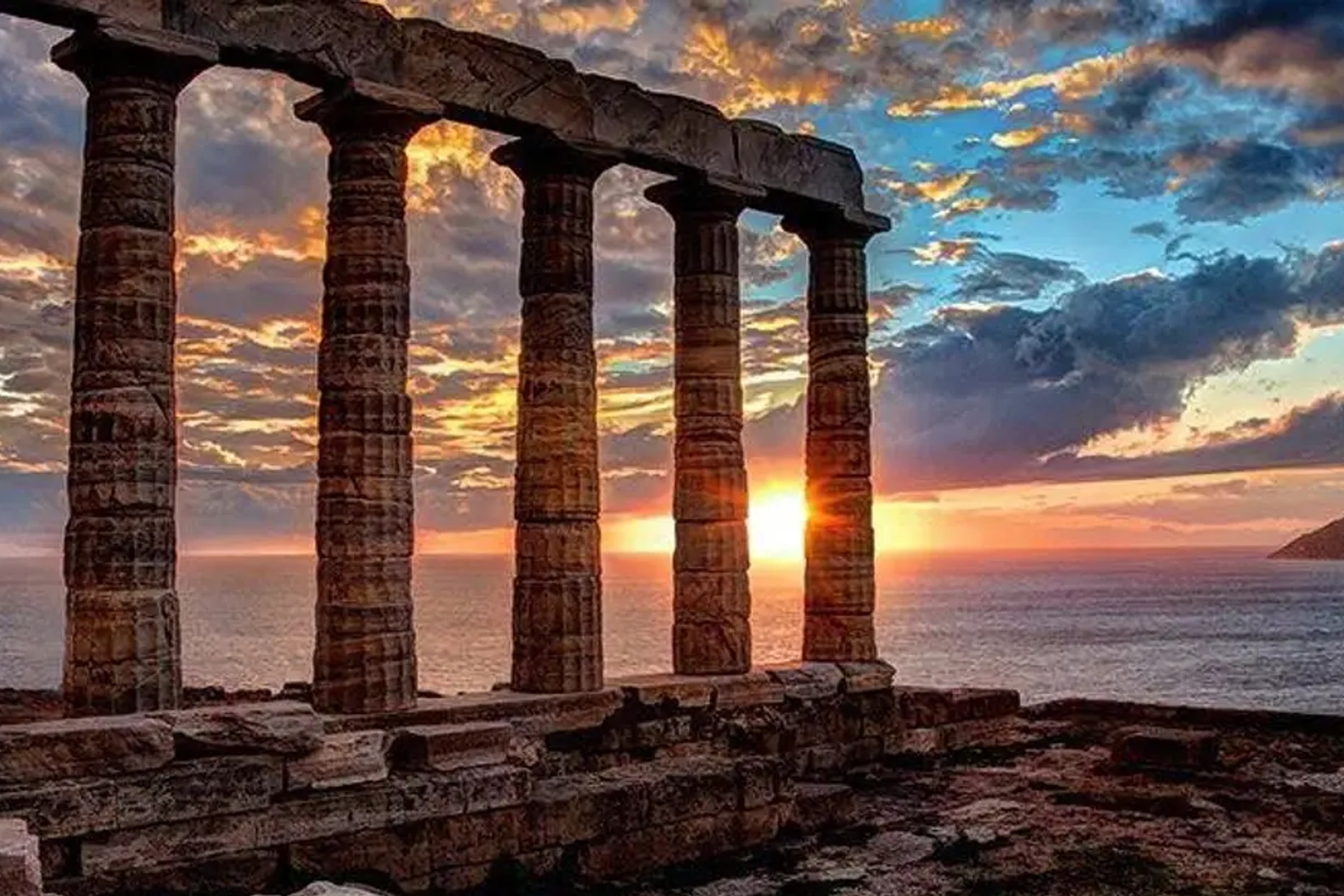 Sonnenuntergang am Kap Sounion: Halbtagestour ab Athen
